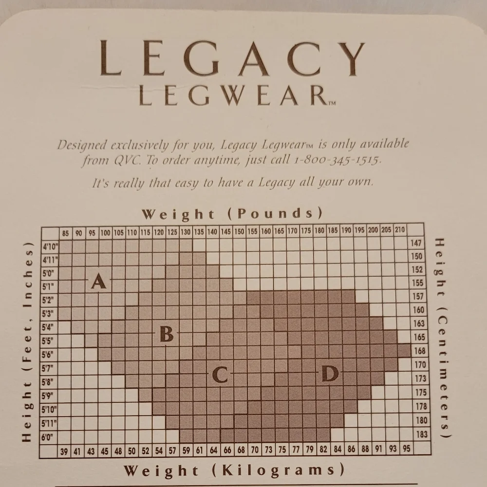 Legacy Legwear Body Shaper Pantyhose Size B Color Chestnut New In Box